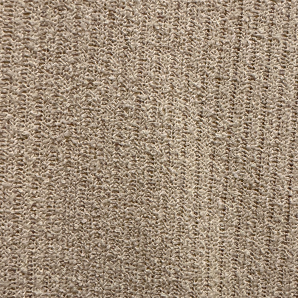 BiBi Beige Ribbed Cutout Top - Picture 3 of 5